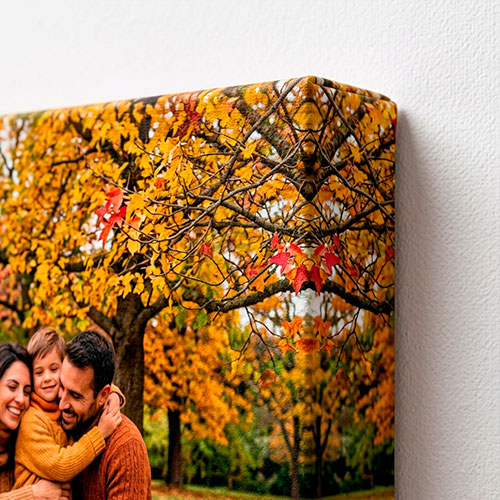 Personalizador online para crear lienzos 40x40cm baratos y listos para regalar