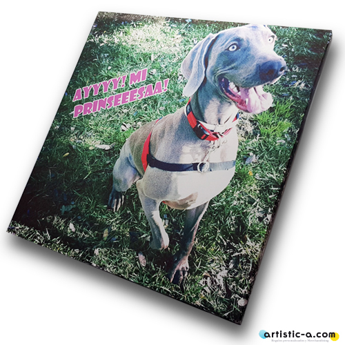 Impresión de lienzo personalizado 40x40cm con foto
