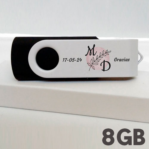 Pendrive personalizado barato de 8GB con logo