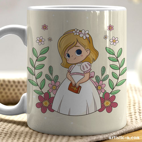 tazas personalizadas para comuniones