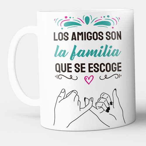 Taza personalizada de amistad para regalar a amigos