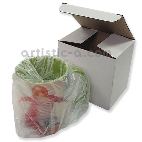 Packaging: Taza de colores entregada en su caja protectora individual